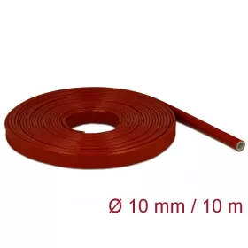   Delock Tűzvédelmi szilikon borítású takarás 10 m x 10 mm piros (18899)