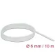 Delock Üvegszálas borítás 10 m x 6 mm fehér