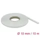 Delock Üvegszálas borítás 10 m x 10 mm fehér