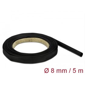 Delock Fekete zsugorcső 5 m x 8 mm (18937)