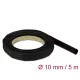 Delock Fekete zsugorcső 5 m x 10 mm (18938)