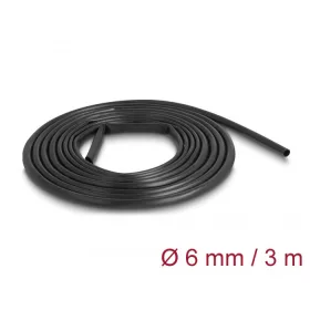 Delock PVC szigetelő borító cső 3 m x 6 mm fekete