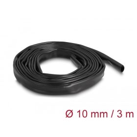 Delock PVC szigetelő borító cső 3 m x 10 mm fekete