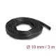 Delock PVC szigetelő borító cső 3 m x 10 mm fekete