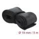 Delock Fonott kábelharisnya tépőzárral 5 m x 19 mm fekete
