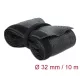 Delock Fonott kábelharisnya tépőzárral 10 m x 32 mm fekete