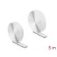Delock Öntapadó tépőzáras szalag-szett, H 5 m és Sz 20 mm fehér
