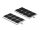Delock Tépőzáras kocka darabok, öntapadós 64 db.-os fekete (19096)