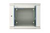 Extralink 12U 600x600 AZH Gray | Rackmount cabinet | wall mounted, swing type