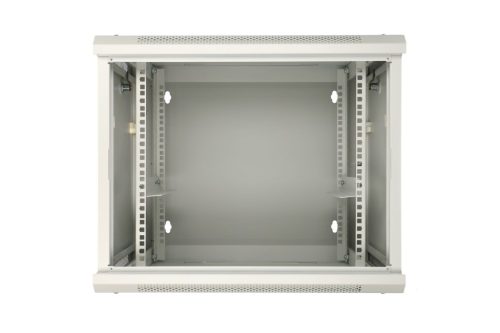 Extralink 12U 600x600 AZH Gray | Rackmount cabinet | wall mounted, swing type