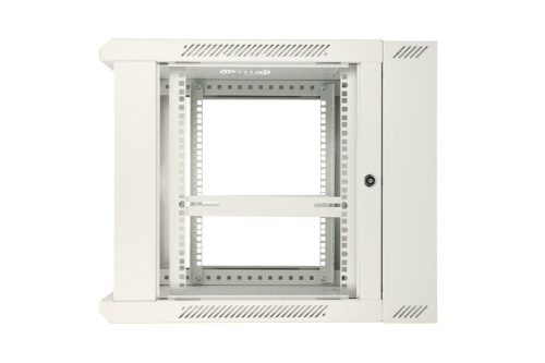 Extralink 12U 600x600 AZH Gray | Rackmount cabinet | wall mounted, swing type