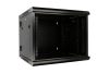Extralink 6U 600x600 AZH Black | Rackmount cabinet | wall mounted, swing type