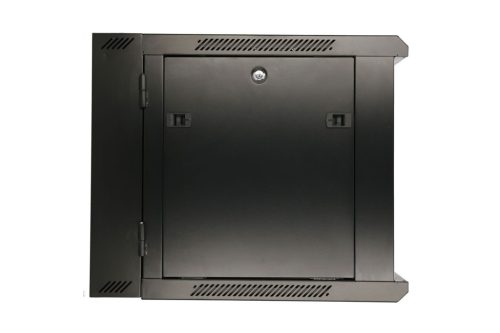 Extralink 9U 600x600 AZH Black | Rackmount cabinet | wall mounted, swing type