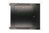 Extralink 9U 600x600 AZH Black | Rackmount cabinet | wall mounted, swing type