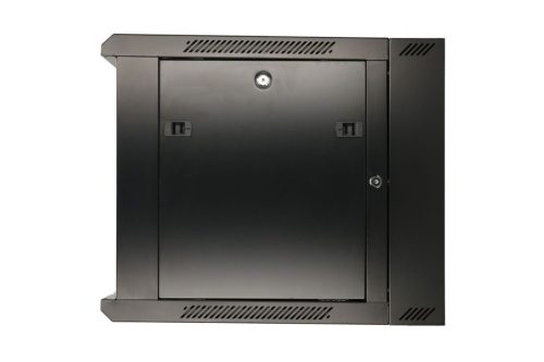 Extralink 9U 600x600 AZH Black | Rackmount cabinet | wall mounted, swing type