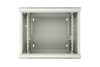 Extralink 9U 600x600 AZH Gray | Rackmount cabinet | wall mounted, swing type