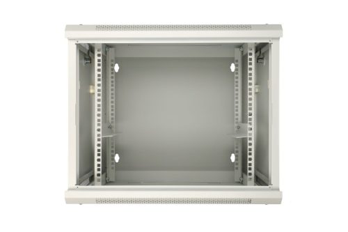 Extralink 9U 600x600 AZH Gray | Rackmount cabinet | wall mounted, swing type