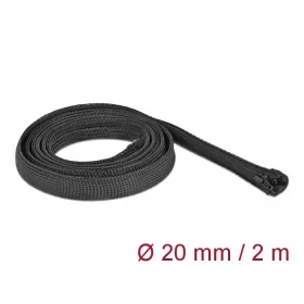   Delock Befont karmantyú zipzáras szorítóval 2 m x 20 mm-es fekete