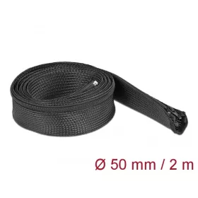   Delock Befont karmantyú zipzáras szorítóval 2 m x 50 mm-es fekete (19169)
