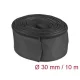 Delock Szőtt tépőzáras karmantyú 10 m x 30 mm-es, fekete (19216)