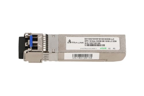 Extralink SFP+ 10G | SFP+ CWDM Module | 10Gbps, 1510nm, single mode, 10km, LC, DOM
