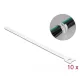 Delock Befűzős kábelkötegelő hossza 250 mm szépessége 12 mm, 10 db. Fehér