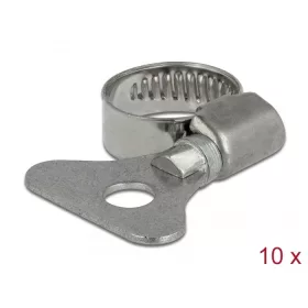   Delock Pillangó tömlő bilincs 13 - 19 mm 10 db. fém (19572)