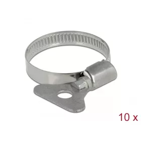   Delock Pillangó tömlő bilincs 25 - 40 mm 10 db. fém (19579)