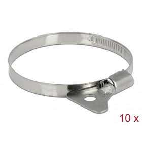   Delock Pillangó tömlő bilincs 60 - 80 mm 10 db. fém (19585)