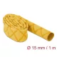 Delock Zsugorcső X-mintás nem csúszós 1 m x 15 mm sárga (19592)