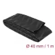 Delock Zsugorcső 1 m x 40 mm fekete (19602)