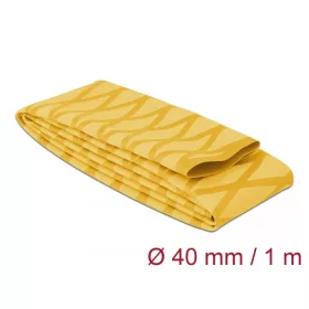  Delock Zsugorcső X-mintás nem csúszós 1 m x 40 mm sárga (19605)