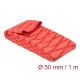 Delock Zsugorcső X-mintás nem csúszós 1 m x 50 mm piros (19609)