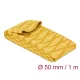 Delock Zsugorcső X-mintás nem csúszós 1 m x 50 mm sárga