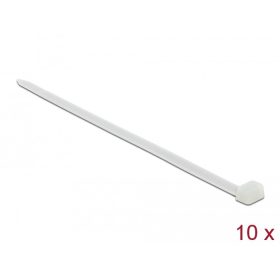   Delock Kábelkötegelő 800 x 8,8 mm (H x Sz), 10 darab fehér (19645)