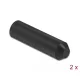Delock 70 x 16 mm méretű lezáró vég belül ragasztó felülettel 2 db. fekete (19762)