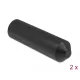 Delock 70 x 20 mm méretű lezáró vég belül ragasztó felülettel 2 db. fekete (19772)