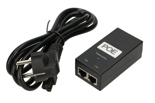 Extralink POE-24-24W-G | PoE Power supply | 24V, 1A, 24W, Gigabit, AC cable included