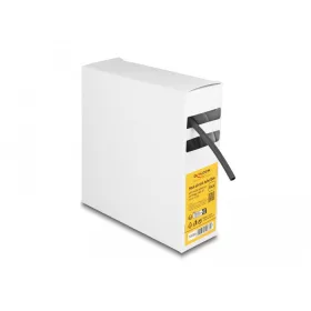   Delock hőre zsugorodó cső doboz, belső ragasztóval, zsugorodási arány 4:1, 5 m x 4 mm fekete (19965)