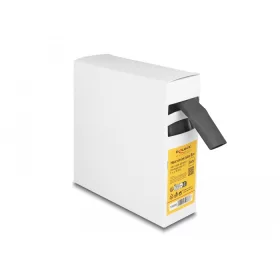   Delock hőre zsugorodó cső doboz, belső ragasztóval, zsugorodási arány 4:1, 5 mx 16 mm fekete (19969)