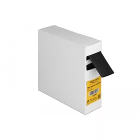   Delock Hűtő kiegészítő doboz öntapadó, 3:1 arányú összehúzódó belsővel, 5 m x 25,4 mm fekete (19996)