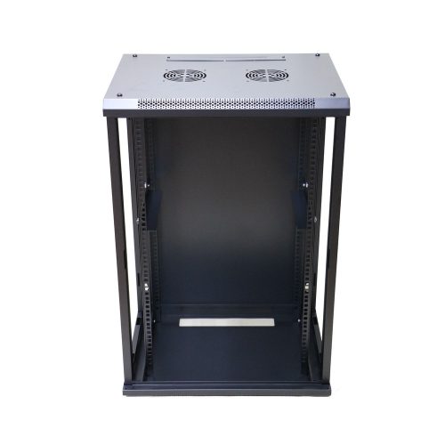 Extralink 18U 600x450 Black | Rackmount cabinet | wall mounted