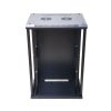 Extralink 15U 600x450 Black | Rackmount cabinet | wall mounted