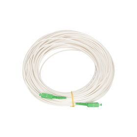   Extralink SC/APC-SC/APC | Patchcord | LSZH, Single mode, Simplex, G.657A1, 3mm, 30m, white