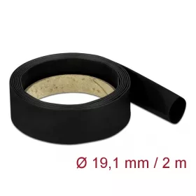   Delock Fekete, hőre szűkülő tubus 2 m x 19,1 mm méretű szűkülési aránya 4:1 (20669)