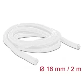 Delock Fonott kábelharisnya önzáródó 2 m x 16 mm fehér