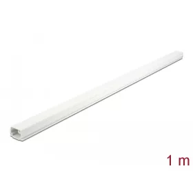   Delock Kábelcsatorna fedéllel 22 x 15 mm - hossza 1 m fehér (20720)