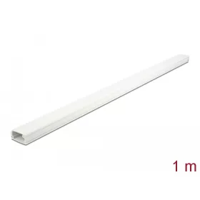   Delock Kábelcsatorna fedéllel 26 x 13 mm - hossza 1 m fehér (20721)