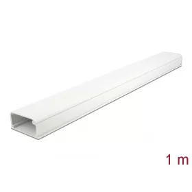   Delock Kábelcsatorna fedéllel 57 x 28 mm - hossza 1 m fehér (20723)