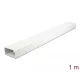 Delock Kábelcsatorna fedéllel 57 x 28 mm - hossza 1 m fehér (20723)